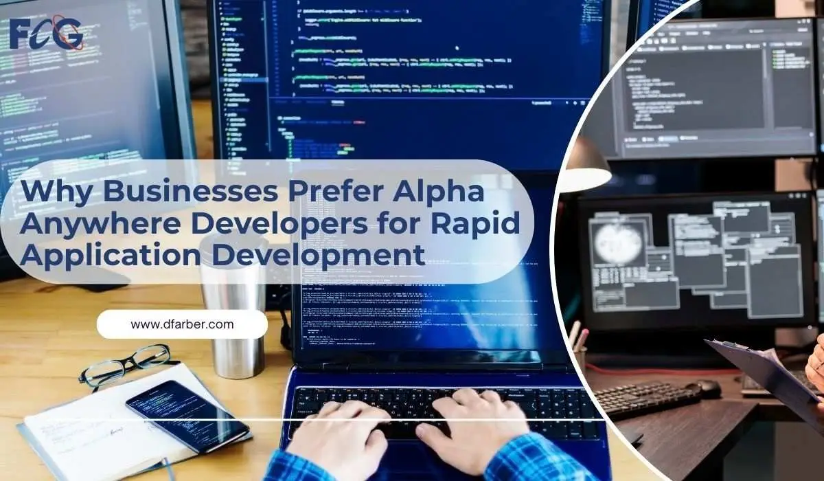 Alpha Anywhere enables faster application development by reducing manual coding Alpha Anywhere enables faster application development by reducing manual coding
