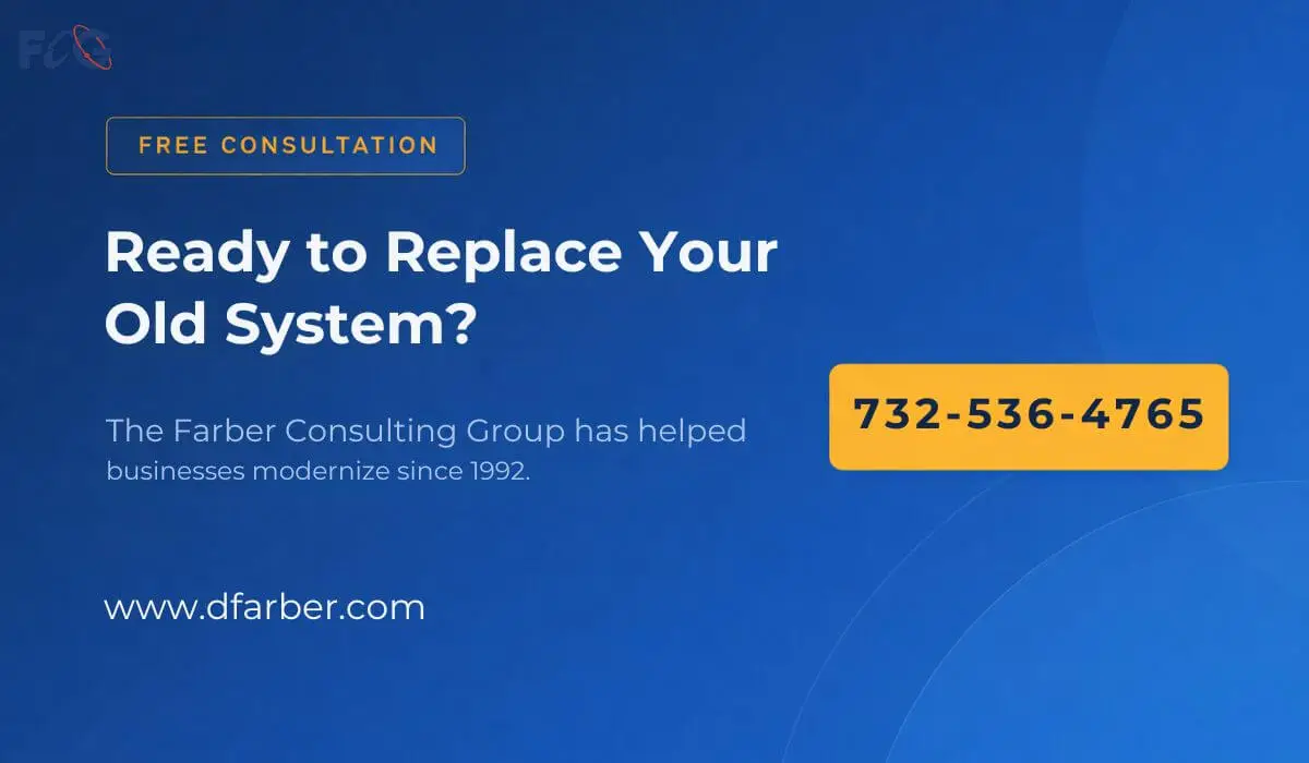 Replace Old Inventory System With Custom ERP Software - Call The Farber Consulting Group Inc. Replace Old Inventory System With Custom ERP Software - Call The Farber Consulting Group Inc.